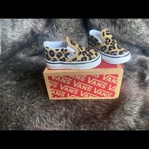 leopard print infant vans